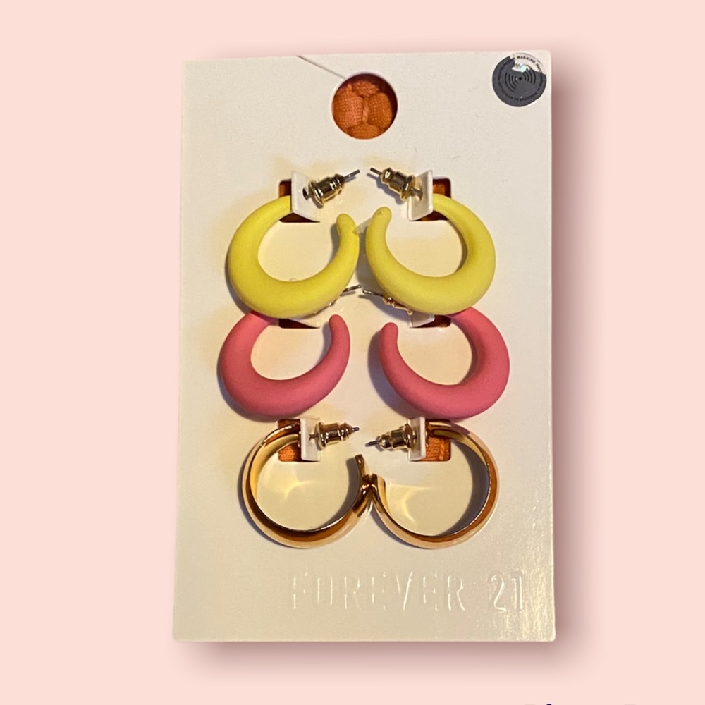 3 pack of earrings set